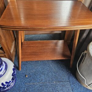 Vintage houten bijzettafel