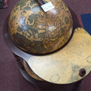 Vintage globe bar / wereldbol drankkastje