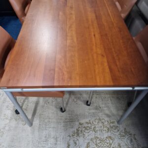 Bert Plantagie Design Eettafel | Massief Houten Blad | Aluminium Onderstel