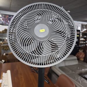 Staande Turbo Ventilator 12" – 75W – Verstelbaar – Zwart/Grijs